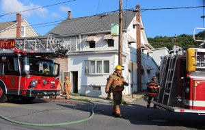 2nd Floor House Fire, West Patterson Street, Lansford, 9-1-2014 (52)