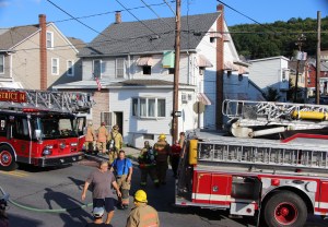 2nd Floor House Fire, West Patterson Street, Lansford, 9-1-2014 (63)