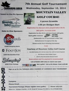 9-10-2014, Chamber of Commerce Golf Tournament, Mountain Valley Golf Course, Barnesville