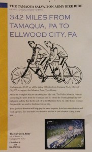 9-15-2014, Salvation Army Bike Ride, Tamaqua