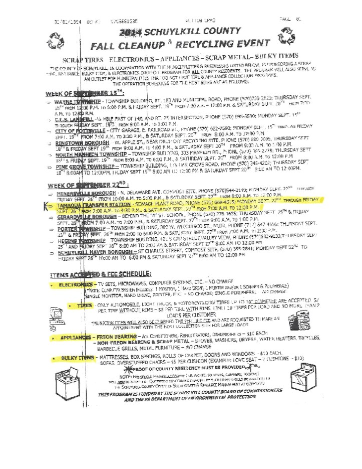 9-19-2014, Tamaqua Chamber of Commerce, Chamber Chatters12