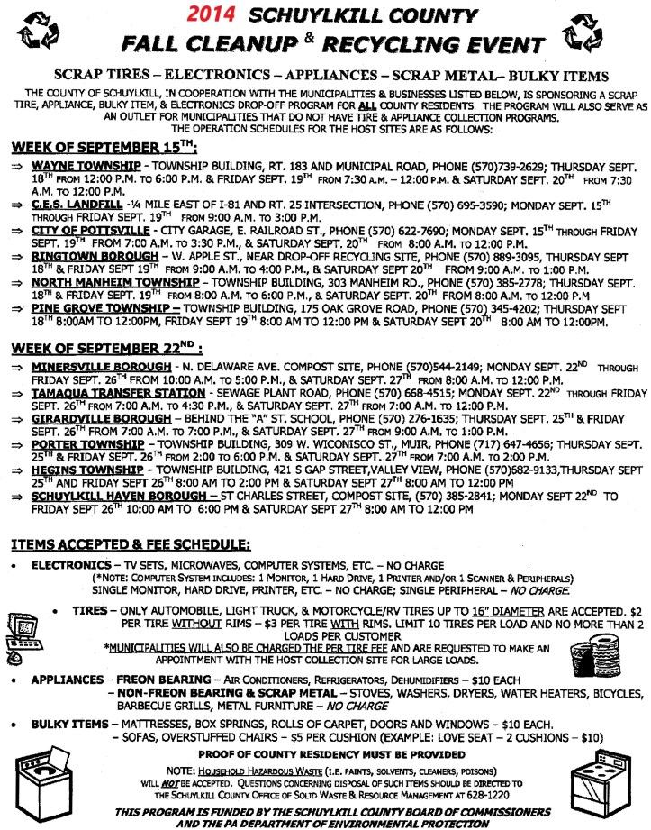 9-22-2014, Recycling, Tamaqua Transfer Station, Tamaqua1