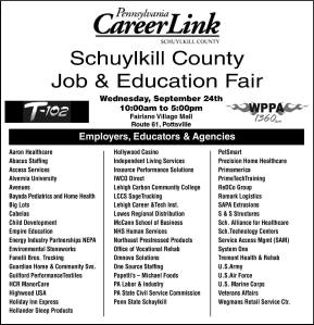 9-24-2014, Job Fair, Fairlane Village Mall, Pottsville