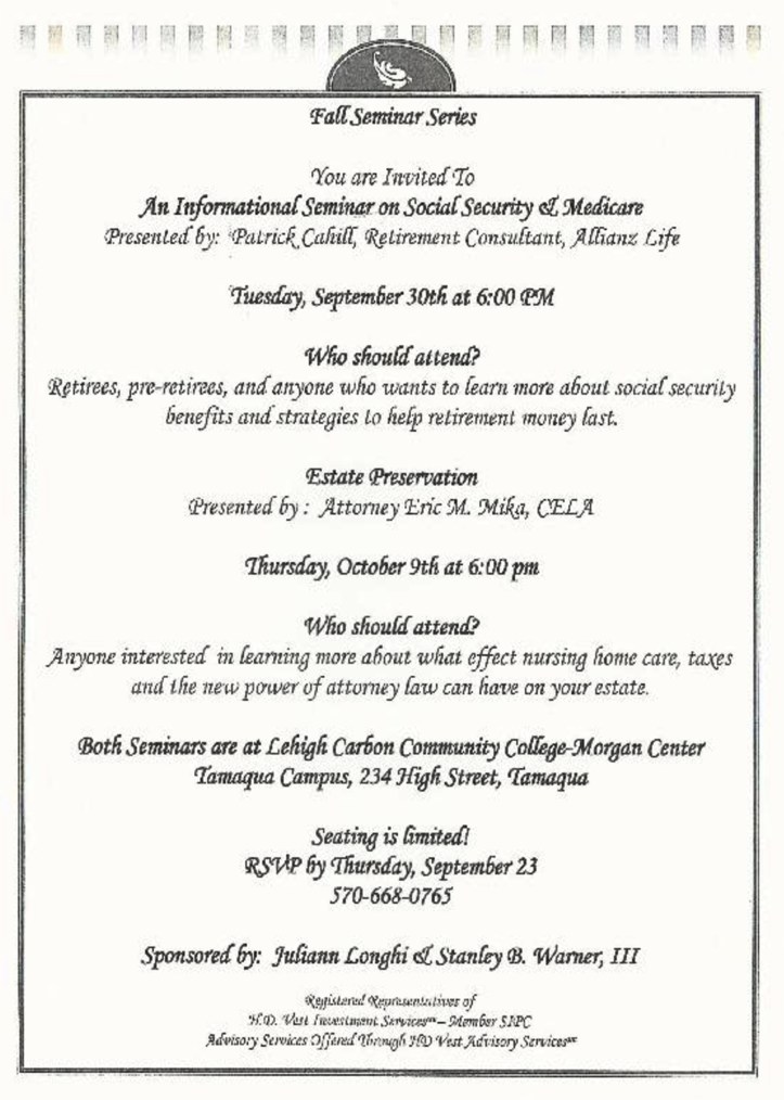 9-26-2014, Tamaqua Chamber of Commerce, Chamber Chatters7