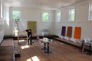 Artist in Residency, Workshop in Elks Lodge, Residency on Mauch Chunk Street, Tamaqua (102)