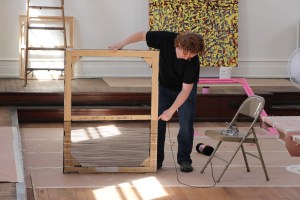 Artist in Residency, Workshop in Elks Lodge, Residency on Mauch Chunk Street, Tamaqua (103)