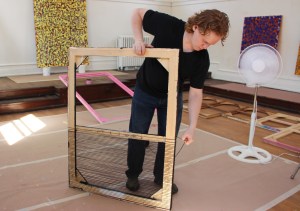 Artist in Residency, Workshop in Elks Lodge, Residency on Mauch Chunk Street, Tamaqua (118)