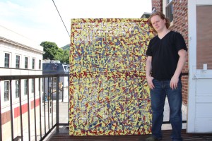 Artist in Residency, Workshop in Elks Lodge, Residency on Mauch Chunk Street, Tamaqua (160)