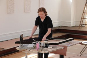 Artist in Residency, Workshop in Elks Lodge, Residency on Mauch Chunk Street, Tamaqua (97)