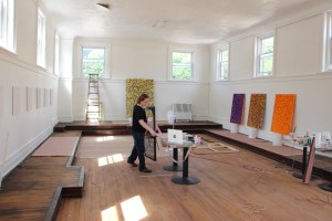 Artist in Residency, Workshop in Elks Lodge, Residency on Mauch Chunk Street, Tamaqua (98)