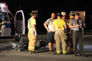 Car vs Motorcycle, address 799, US209, Brockton, 9-2-2014 (8)