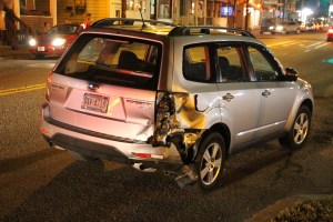 Driver Taken Into Custody after Striking Vehicle, Sheering Pole, Tamaqua (10)