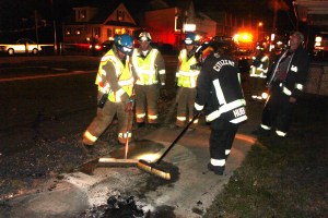 Driver Taken Into Custody after Striking Vehicle, Sheering Pole, Tamaqua (143)