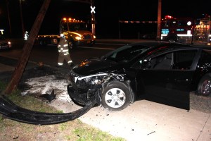 Driver Taken Into Custody after Striking Vehicle, Sheering Pole, Tamaqua (32)