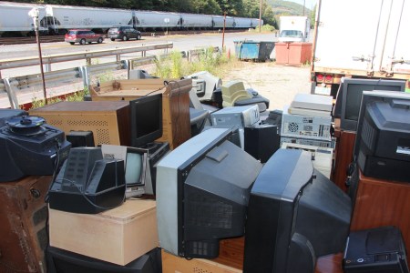 Electronics Recycling Program, 2nd to Last Day, Transfer Station, Tamaqua, 9-26-2014 (1)
