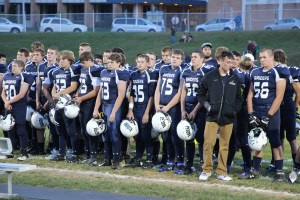 Fans, Volunteers during Football Game, Sports Stadium, Tamaqua, 9-19-2014 (29)