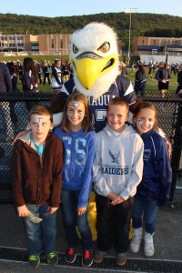 Fans, Volunteers during Football Game, Sports Stadium, Tamaqua, 9-19-2014 (6)