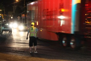 Fatality on Turnpike Causes Trafficed Backed Up on SR309 Through Tamaqua, 9-5-2014 (19)