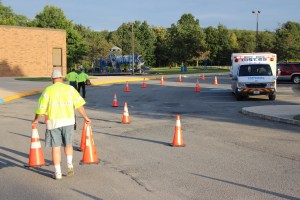 Fire Police Training, Tamaqua, Hometown, West Penn, Tamaqua Elementary School, Tamaqua, 9-9-2014 (14)