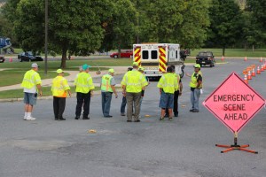 Fire Police Training, Tamaqua, Hometown, West Penn, Tamaqua Elementary School, Tamaqua, 9-9-2014 (90)