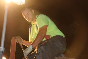 Firefighter Training, American Hose Co, Tamaqua, 9-23-2014 (113)