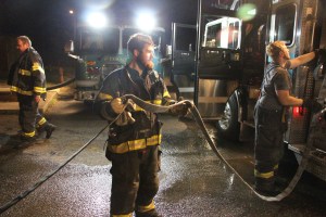Firefighter Training, American Hose Co, Tamaqua, 9-23-2014 (120)