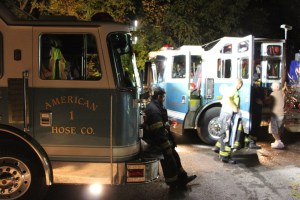 Firefighter Training, American Hose Co, Tamaqua, 9-23-2014 (133)