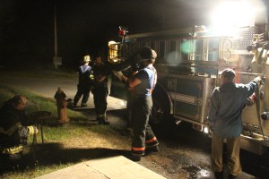 Firefighter Training, American Hose Co, Tamaqua, 9-23-2014 (142)