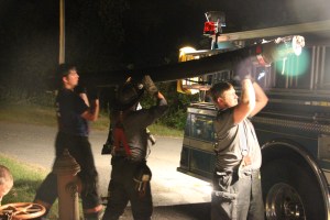 Firefighter Training, American Hose Co, Tamaqua, 9-23-2014 (143)