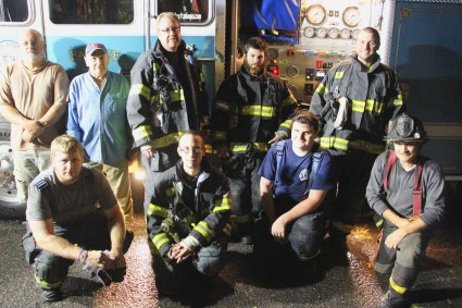 Firefighter Training, American Hose Co, Tamaqua, 9-23-2014 (150)