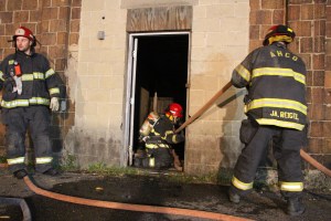 Firefighter Training, American Hose Co, Tamaqua, 9-23-2014 (23)