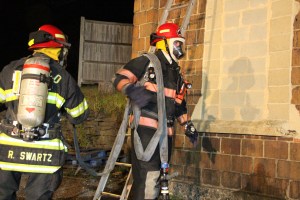 Firefighter Training, American Hose Co, Tamaqua, 9-23-2014 (27)