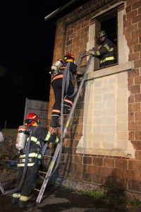 Firefighter Training, American Hose Co, Tamaqua, 9-23-2014 (34)