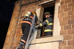 Firefighter Training, American Hose Co, Tamaqua, 9-23-2014 (37)