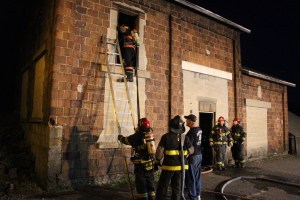 Firefighter Training, American Hose Co, Tamaqua, 9-23-2014 (42)
