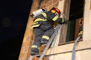 Firefighter Training, American Hose Co, Tamaqua, 9-23-2014 (51)