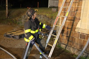 Firefighter Training, American Hose Co, Tamaqua, 9-23-2014 (57)
