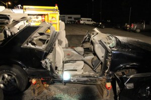 Firefighter Training, Cutting Up A Car, Zeigler's Auto Repair and Towing, Hometown, 9-4-2014 (88)