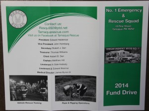 Fund Drive, Tamaqua Rescue Squad, Tamaqua, 9-12-2014 (5)