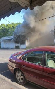 Garage Fire, photos by Denise Gehrman, East Mahanoy Avenue, Mahanoy City, 9-7-2014 (3)