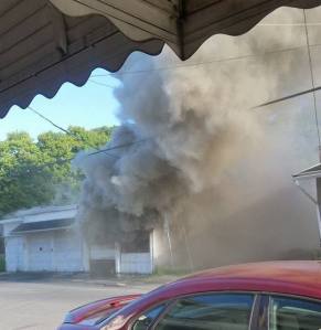 Garage Fire, photos by Denise Gehrman, East Mahanoy Avenue, Mahanoy City, 9-7-2014 (4)