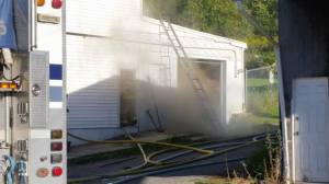 Garage Fire, photos by Denise Gehrman, East Mahanoy Avenue, Mahanoy City, 9-7-2014 (5)