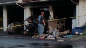 Garage Fire, photos by Denise Gehrman, East Mahanoy Avenue, Mahanoy City, 9-7-2014 (8)