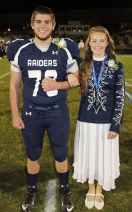 Homecoming King and Queen Announced, Homecoming Game, TASD Sports Stadium, Tamaqua, 9-26-2014 (10)