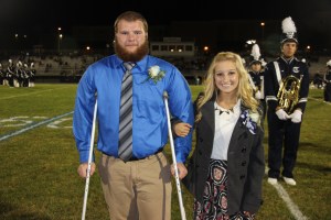 Homecoming King and Queen Announced, Homecoming Game, TASD Sports Stadium, Tamaqua, 9-26-2014 (2)