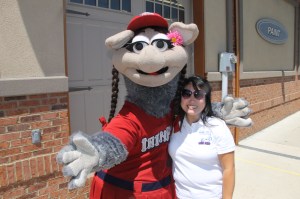 Iron Pigs FeFe visits M & S Hardware, Tamaqua, 6-7-2014 (7)