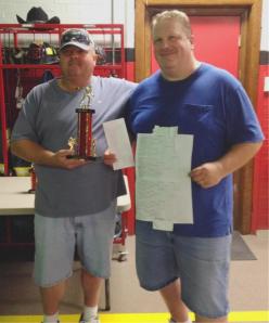SPECIAL TO TAMAQUAAREA.COM / Pictured are cornhole tournament winners Pete Matukonis and Jeff Hartz.