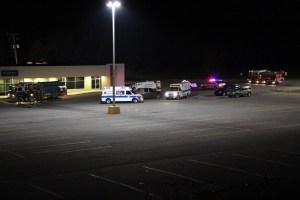 Medivac Helicopter Landing, Jamesway Plaza, Tamaqua, 9-19-2014 (103)