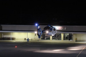 Medivac Helicopter Landing, Jamesway Plaza, Tamaqua, 9-19-2014 (22)