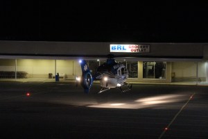 Medivac Helicopter Landing, Jamesway Plaza, Tamaqua, 9-19-2014 (25)